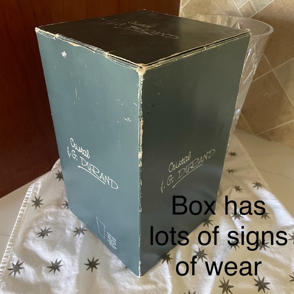 J.G. Durand “Pygmalion” Lead Crystal 25cm (10”) Vase - 62510 Arques France - Picture 15 of 17